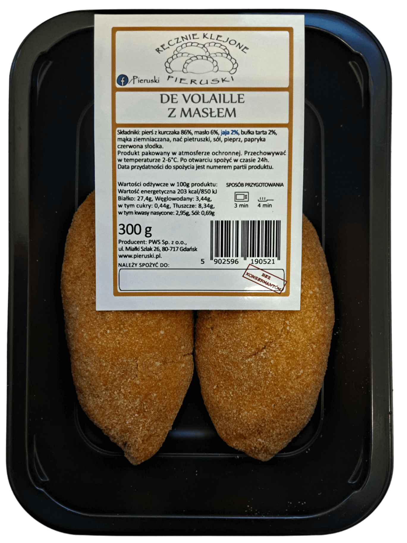 De volaille tacka
